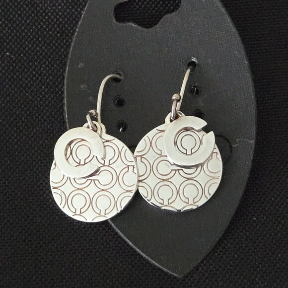 Coach Earrings - Silver - Picture 1 of 3